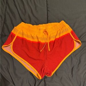 Men’s Charlie Swim Trunks in Rust, Orange, Yellow Sz S